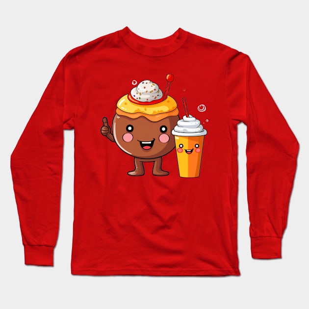 kawaii  junk food T-Shirt cute  funny Long Sleeve T-Shirt by nonagobich